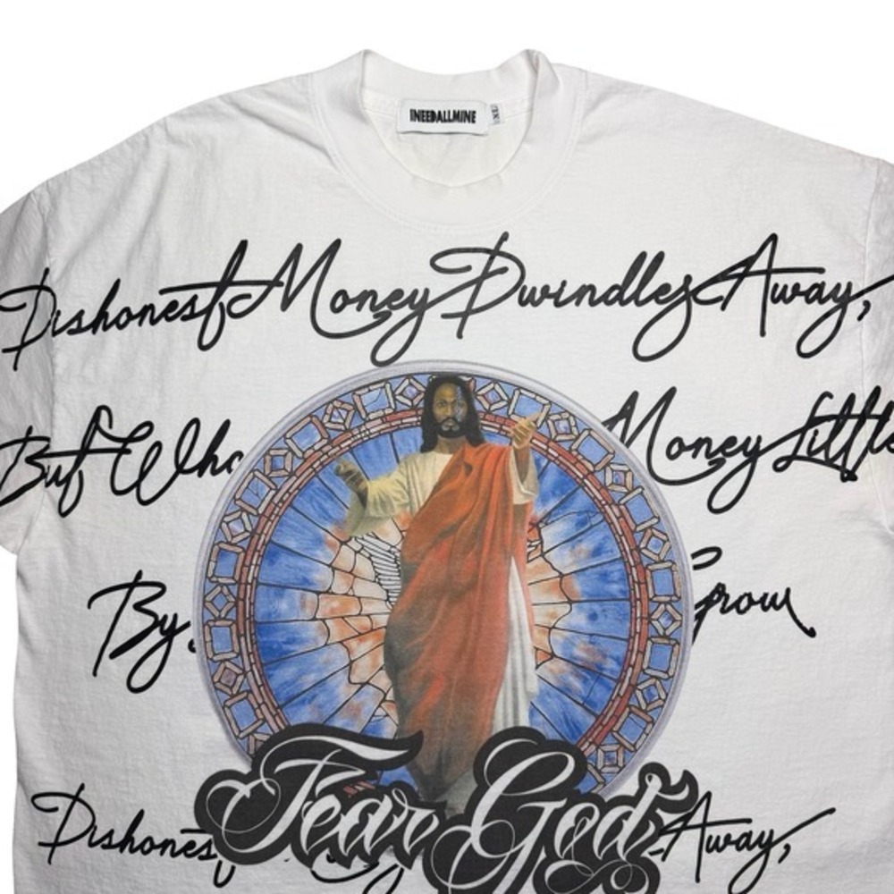 I Need all mine INAM black Jesus shirt